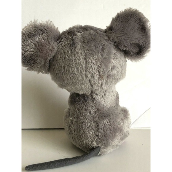 TY Beanie Boos Squeaker The Mouse Gray & Pink Plush 6" Stuffed Animal Toy - Picture 3 of 5